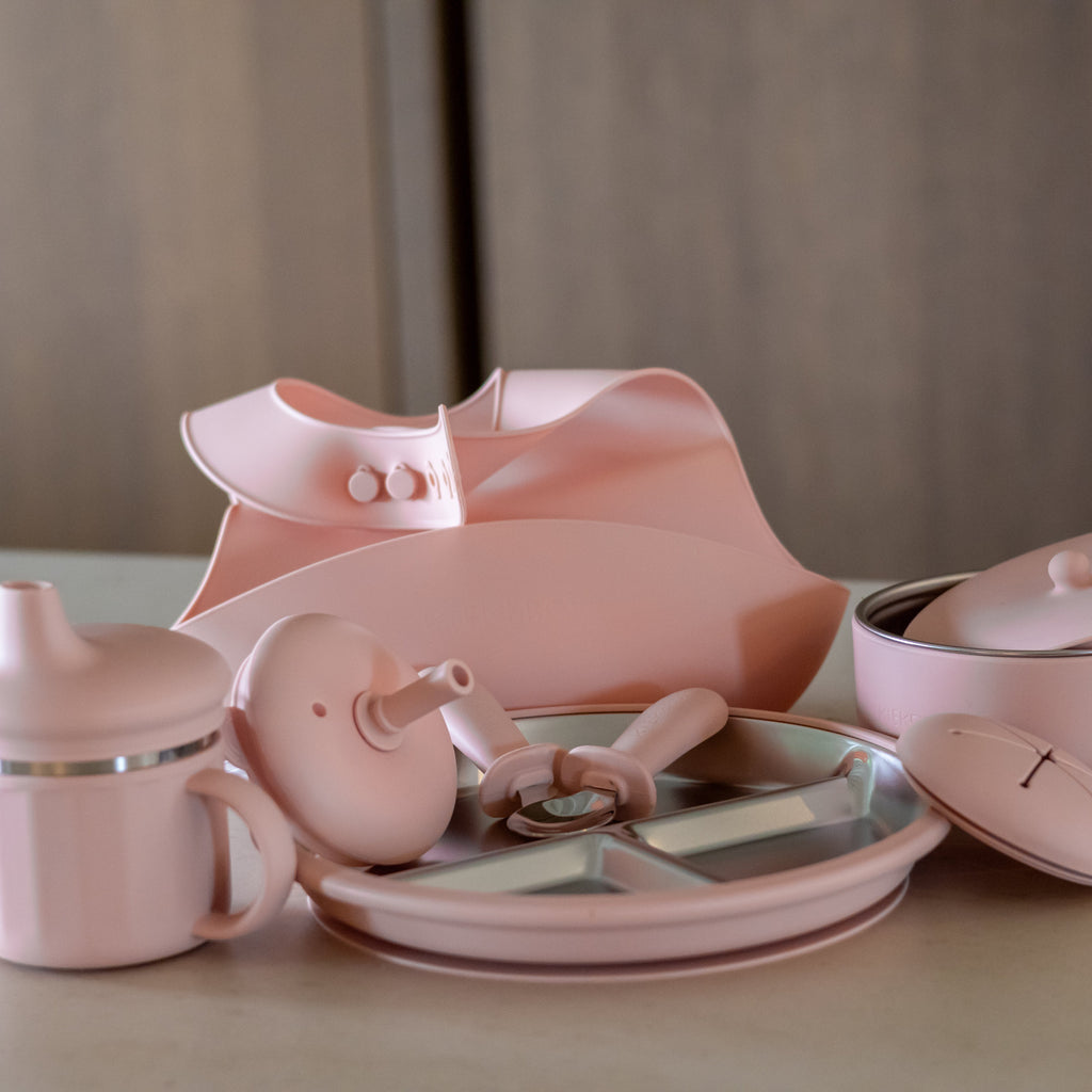 Ensemble de vaisselle complet en inox pour bébé et tout-petit Kiekeboe®